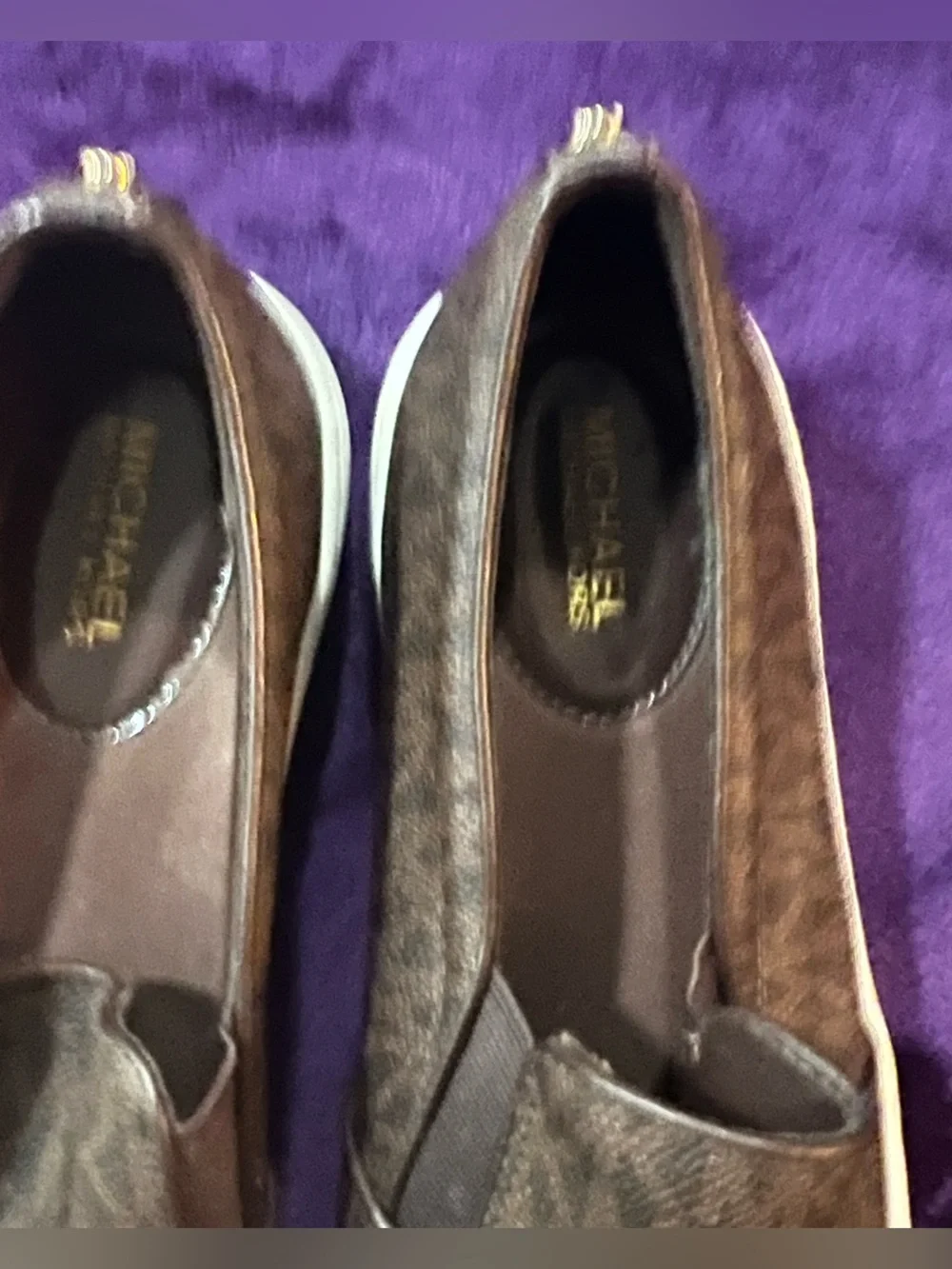 Michael Kors Men's Dark Brown Slip-On Loafers